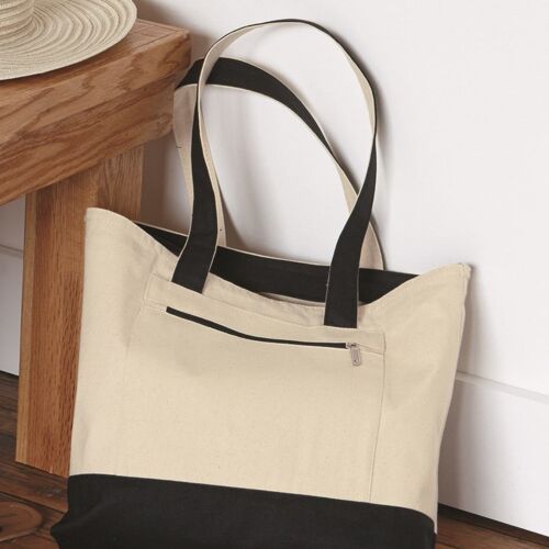  18.6L Canvas  Zipper™ Tote Thumbnail