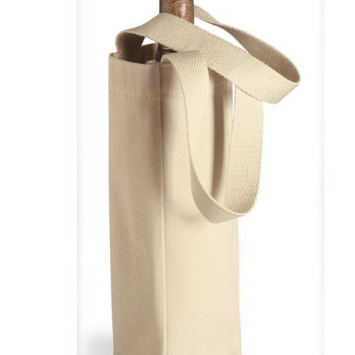 10 Ounce Cotton™ Canvas Single Bottle-Wine Tote Thumbnail