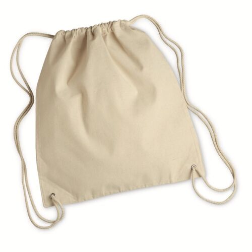 10 Ounce Cotton Canvas Drawstring-Backpack Thumbnail