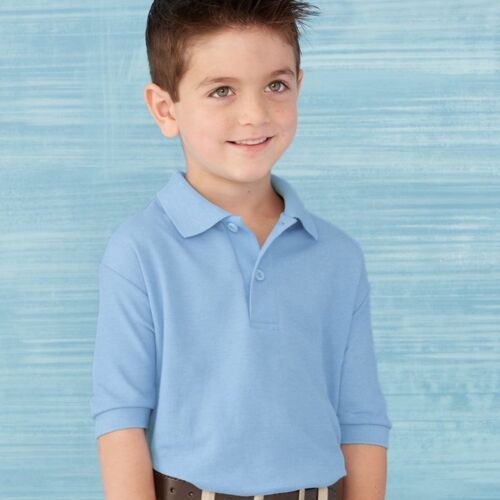 ™DryBlend Youth Double Piqué-Polo Thumbnail