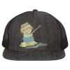 Flat Bill Six-Panel Trucker Cap Thumbnail