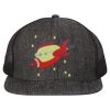 Flat Bill Six-Panel Trucker Cap Thumbnail