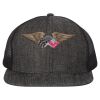 Flat Bill Six-Panel Trucker Cap Thumbnail