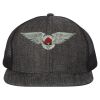 Flat Bill Six-Panel Trucker Cap Thumbnail