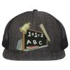 Flat Bill Six-Panel Trucker Cap Thumbnail