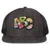 Flat Bill Six-Panel Trucker Cap Thumbnail