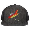 Flat Bill Six-Panel Trucker Cap Thumbnail