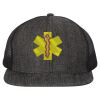 Flat Bill Six-Panel Trucker Cap Thumbnail