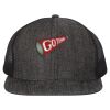 Flat Bill Six-Panel Trucker Cap Thumbnail