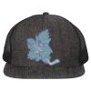 Flat Bill Six-Panel Trucker Cap Thumbnail