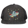 Flat Bill Six-Panel Trucker Cap Thumbnail