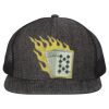 Flat Bill Six-Panel Trucker Cap Thumbnail