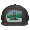 Flat Bill Six-Panel Trucker Cap Thumbnail