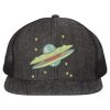 Flat Bill Six-Panel Trucker Cap Thumbnail