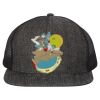 Flat Bill Six-Panel Trucker Cap Thumbnail