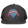 Flat Bill Six-Panel Trucker Cap Thumbnail