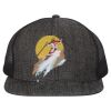 Flat Bill Six-Panel Trucker Cap Thumbnail