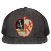 Flat Bill Six-Panel Trucker Cap Thumbnail