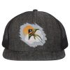 Flat Bill Six-Panel Trucker Cap Thumbnail