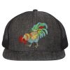 Flat Bill Six-Panel Trucker Cap Thumbnail