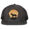 Flat Bill Six-Panel Trucker Cap Thumbnail