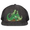 Flat Bill Six-Panel Trucker Cap Thumbnail