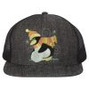 Flat Bill Six-Panel Trucker Cap Thumbnail