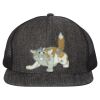 Flat Bill Six-Panel Trucker Cap Thumbnail