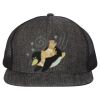 Flat Bill Six-Panel Trucker Cap Thumbnail