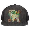 Flat Bill Six-Panel Trucker Cap Thumbnail