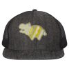 Flat Bill Six-Panel Trucker Cap Thumbnail