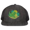 Flat Bill Six-Panel Trucker Cap Thumbnail