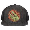 Flat Bill Six-Panel Trucker Cap Thumbnail