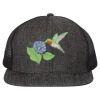 Flat Bill Six-Panel Trucker Cap Thumbnail