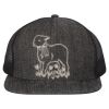 Flat Bill Six-Panel Trucker Cap Thumbnail