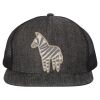 Flat Bill Six-Panel Trucker Cap Thumbnail