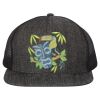 Flat Bill Six-Panel Trucker Cap Thumbnail