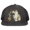 Flat Bill Six-Panel Trucker Cap Thumbnail