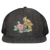 Flat Bill Six-Panel Trucker Cap Thumbnail