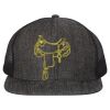 Flat Bill Six-Panel Trucker Cap Thumbnail