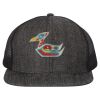 Flat Bill Six-Panel Trucker Cap Thumbnail