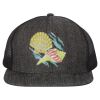 Flat Bill Six-Panel Trucker Cap Thumbnail