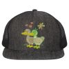 Flat Bill Six-Panel Trucker Cap Thumbnail