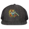 Flat Bill Six-Panel Trucker Cap Thumbnail