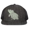 Flat Bill Six-Panel Trucker Cap Thumbnail