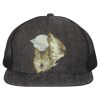 Flat Bill Six-Panel Trucker Cap Thumbnail