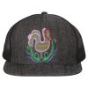 Flat Bill Six-Panel Trucker Cap Thumbnail