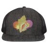 Flat Bill Six-Panel Trucker Cap Thumbnail