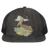 Flat Bill Six-Panel Trucker Cap Thumbnail