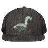 Flat Bill Six-Panel Trucker Cap Thumbnail